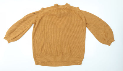 Womens UK Size XL Preworn Brown Pullover Jumper