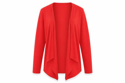 Womens UK Size 12 Matalan Red Cardigan Jumper