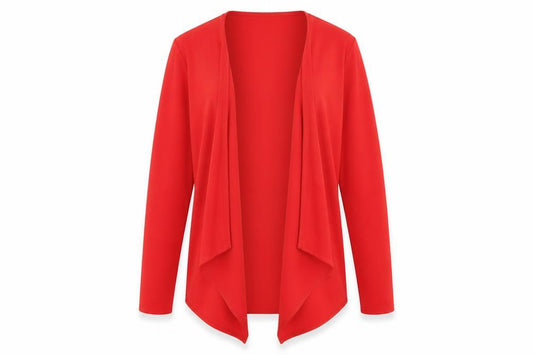 Womens UK Size 12 Matalan Red Cardigan Jumper