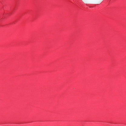 UTTAM KIDS Girls Pink   Basic T-Shirt Size 6-7 Years