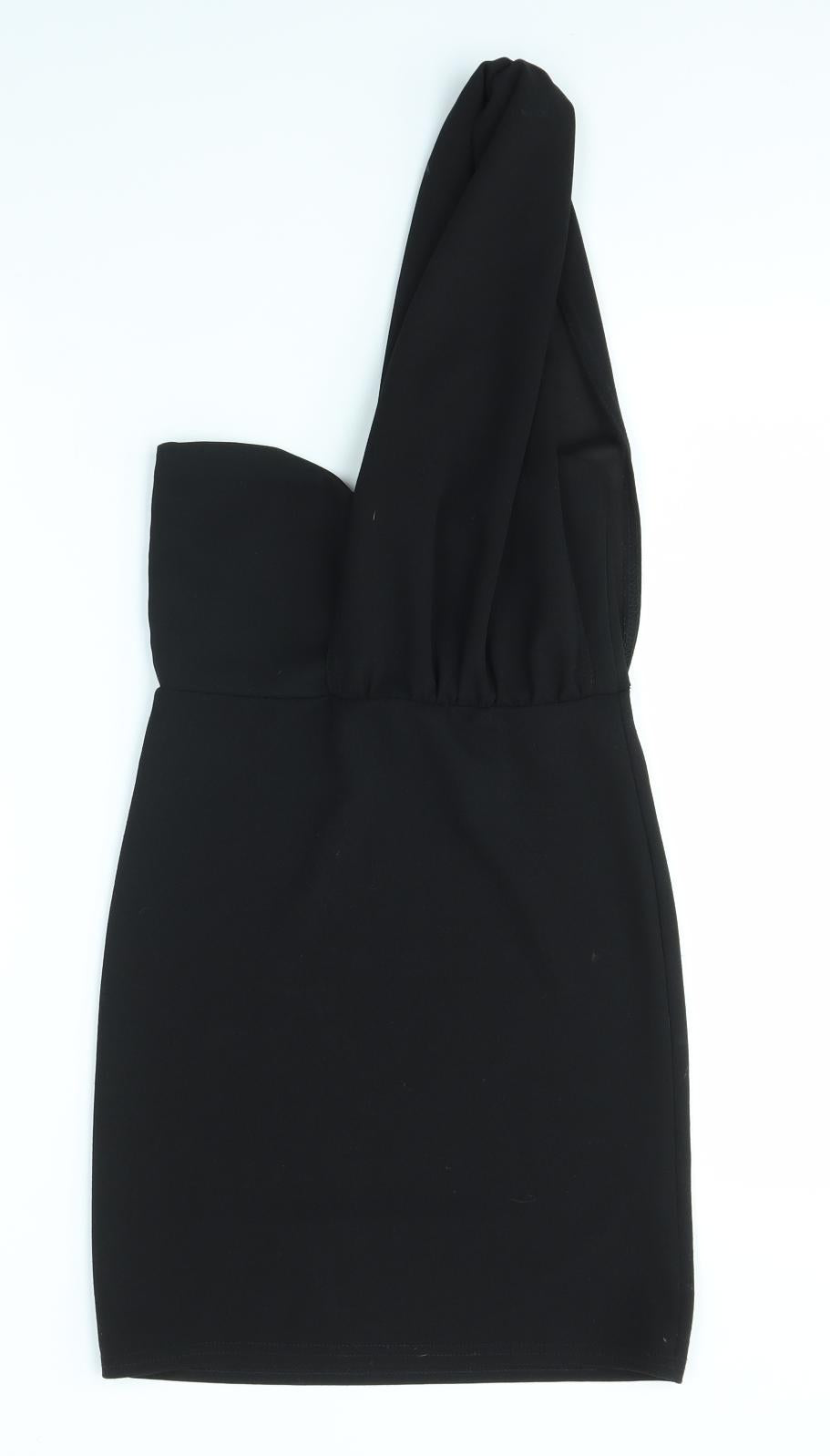 PRETTYLITTLETHING Womens Black   Bodycon  Size 6