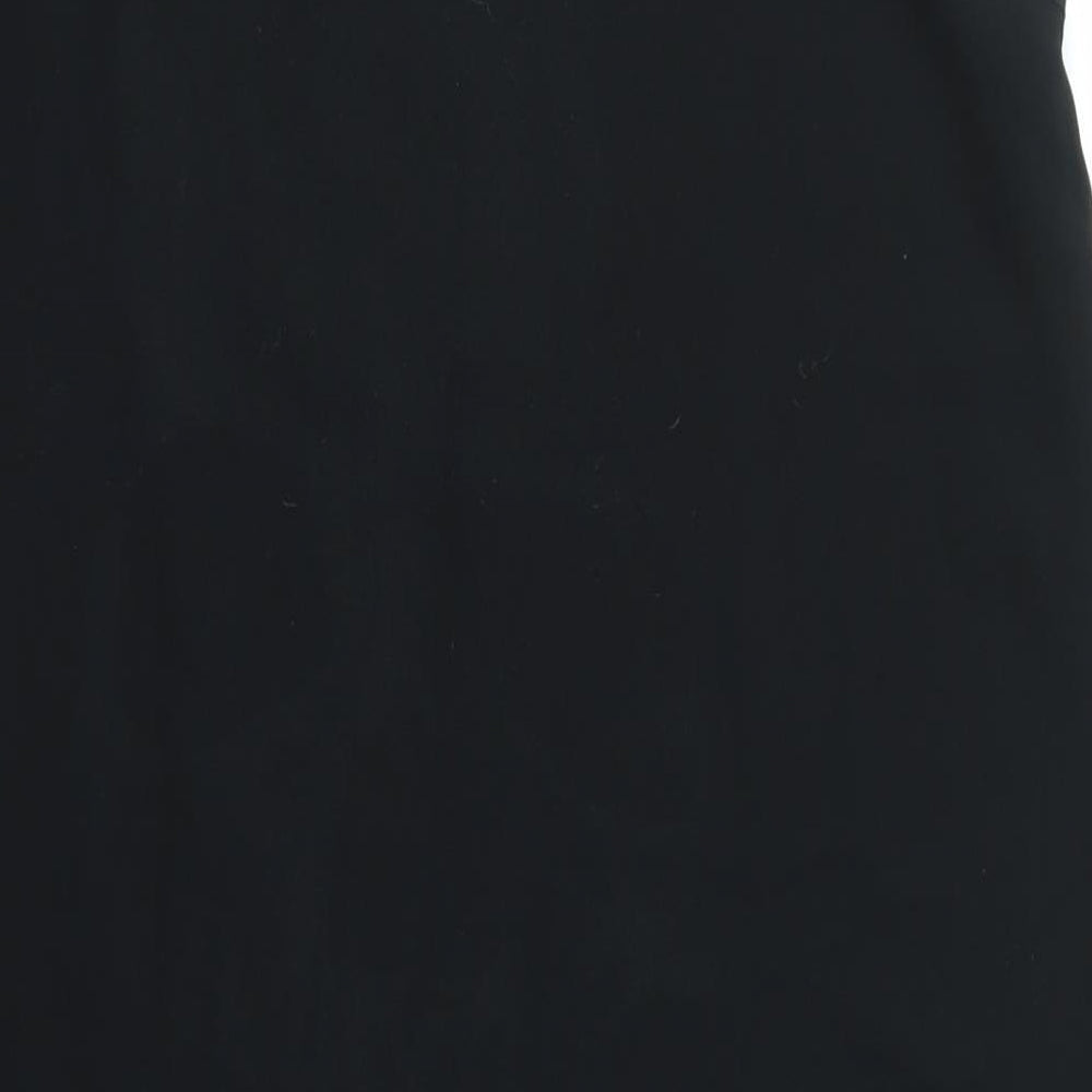 MISS MODA Womens Black   Basic Tank Size M  - SHEER