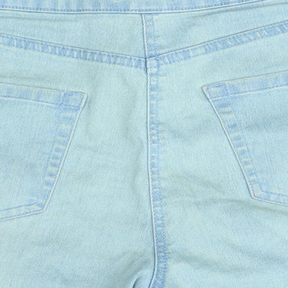 Matalan Womens Blue   Boyfriend Shorts Size 12