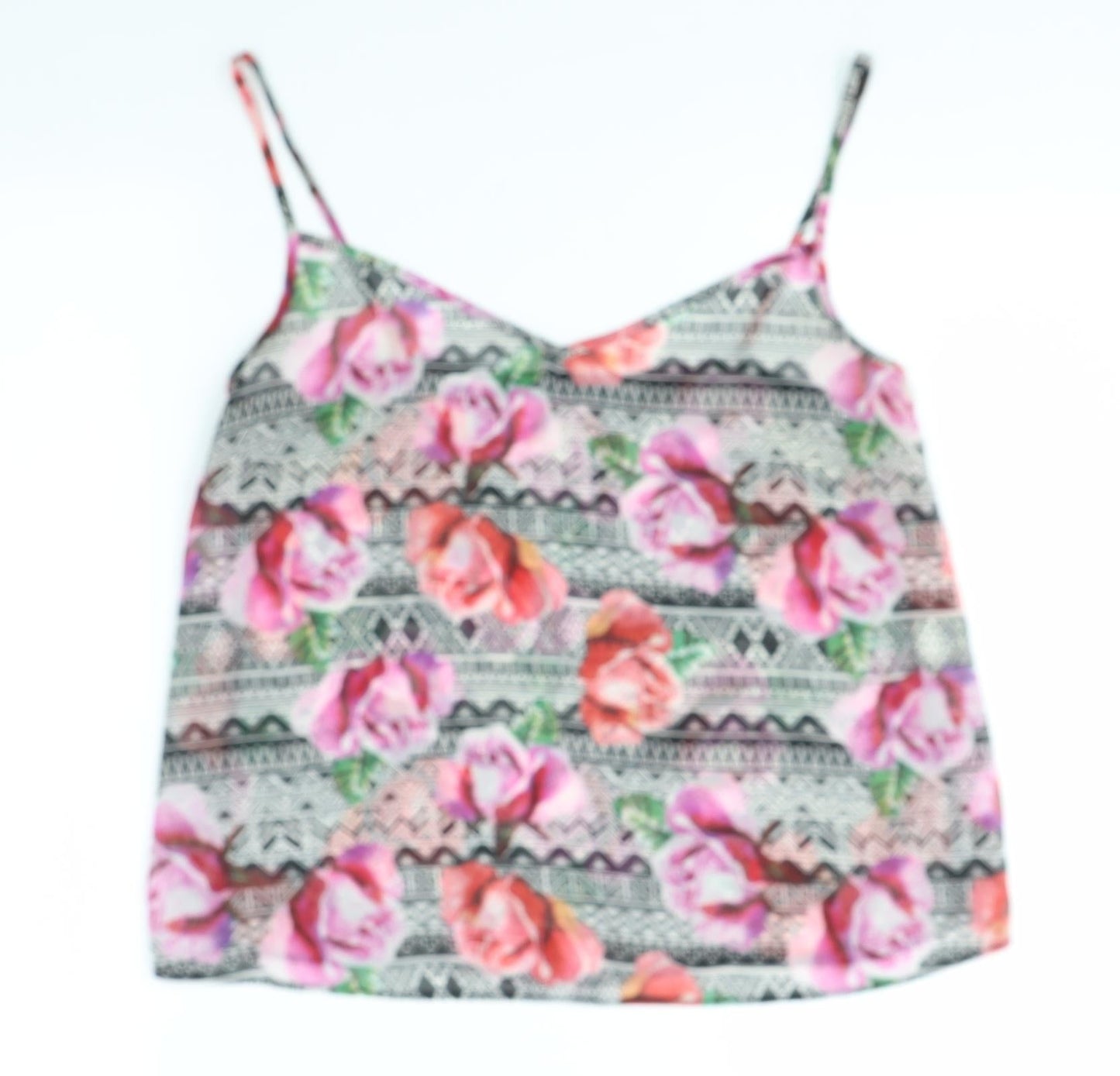 Primark Womens Multicoloured Floral  Camisole Tank Size 10