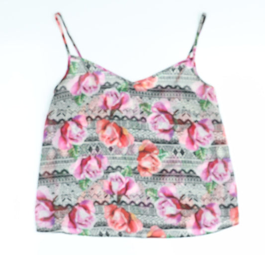 Primark Womens Multicoloured Floral  Camisole Tank Size 10