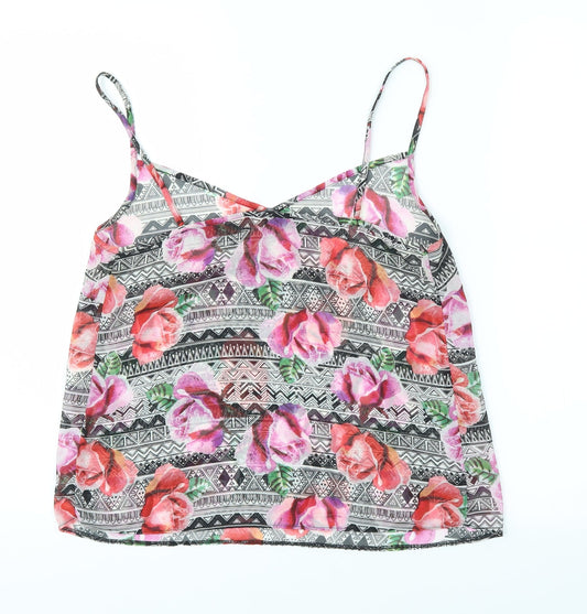 Primark Womens Multicoloured Floral  Camisole Tank Size 10