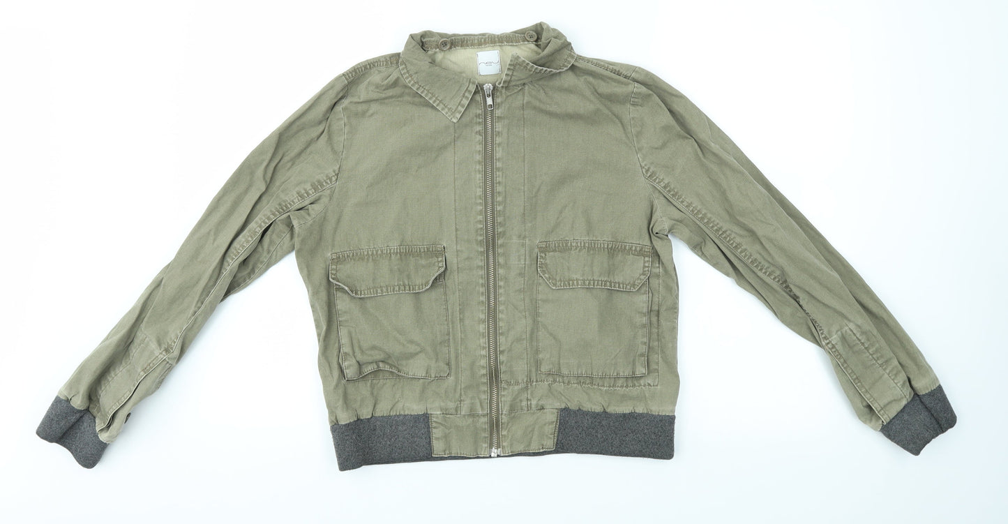 Womens UK Size 12 New Look Green Jacket