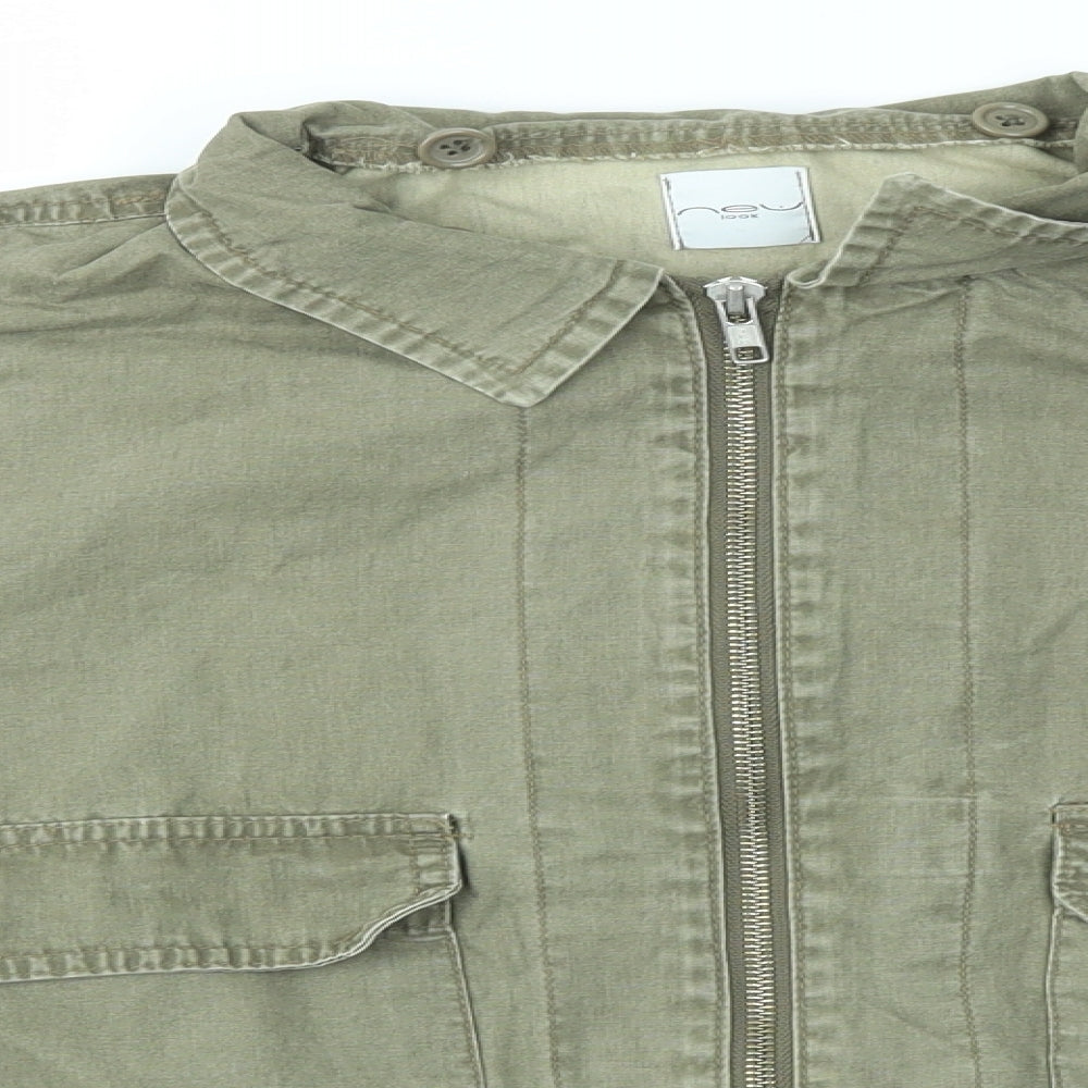 Womens UK Size 12 New Look Green Jacket