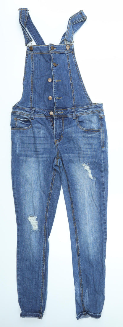 FOREVER 21 Womens Blue   Dungaree One-Piece Size S