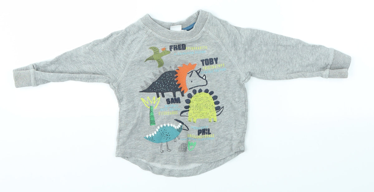 Mini Club Baby Grey   Pullover Jumper Size 18-24 Months