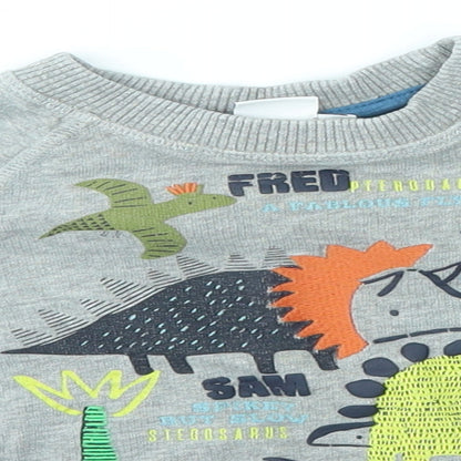 Mini Club Baby Grey   Pullover Jumper Size 18-24 Months