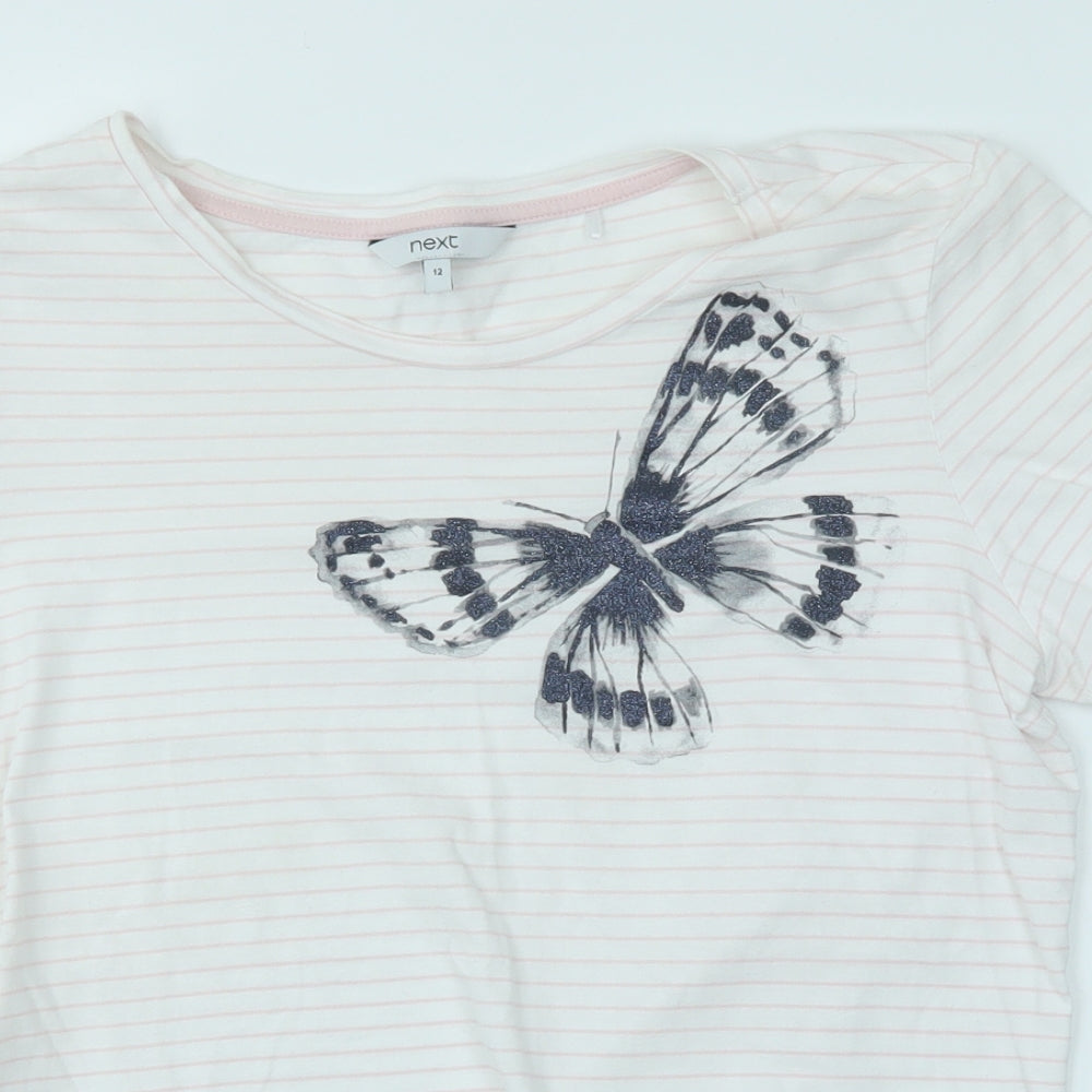 Womens UK Size 12 NEXT Pink Basic Polo