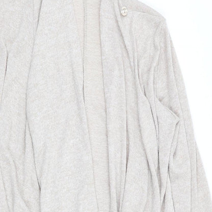 WAT G Womens Beige   Cardigan Jumper Size S  - Waterfall Cardigan