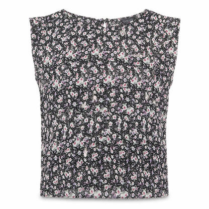 Womens UK Size 10 Topshop Black Basic Blouse