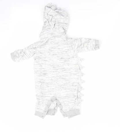 NEXT Boys Grey Animal Print  Romper One-Piece Size 3-6 Months