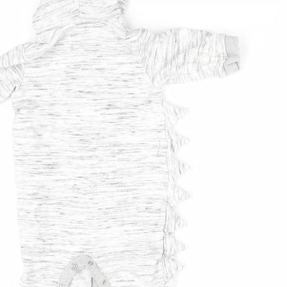 NEXT Boys Grey Animal Print  Romper One-Piece Size 3-6 Months