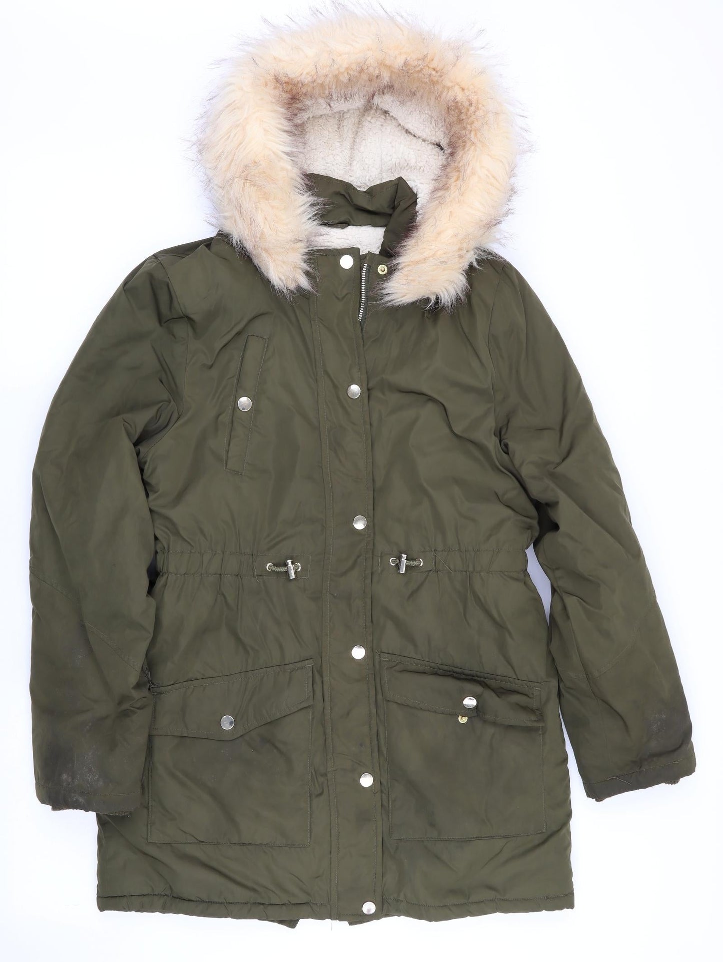 Womens UK Size  V by Very Green Anorak Coat