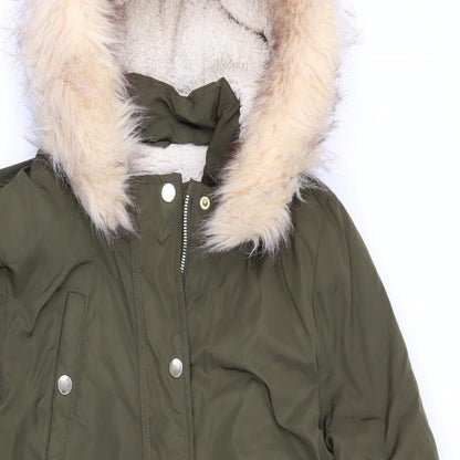 Womens UK Size  V by Very Green Anorak Coat