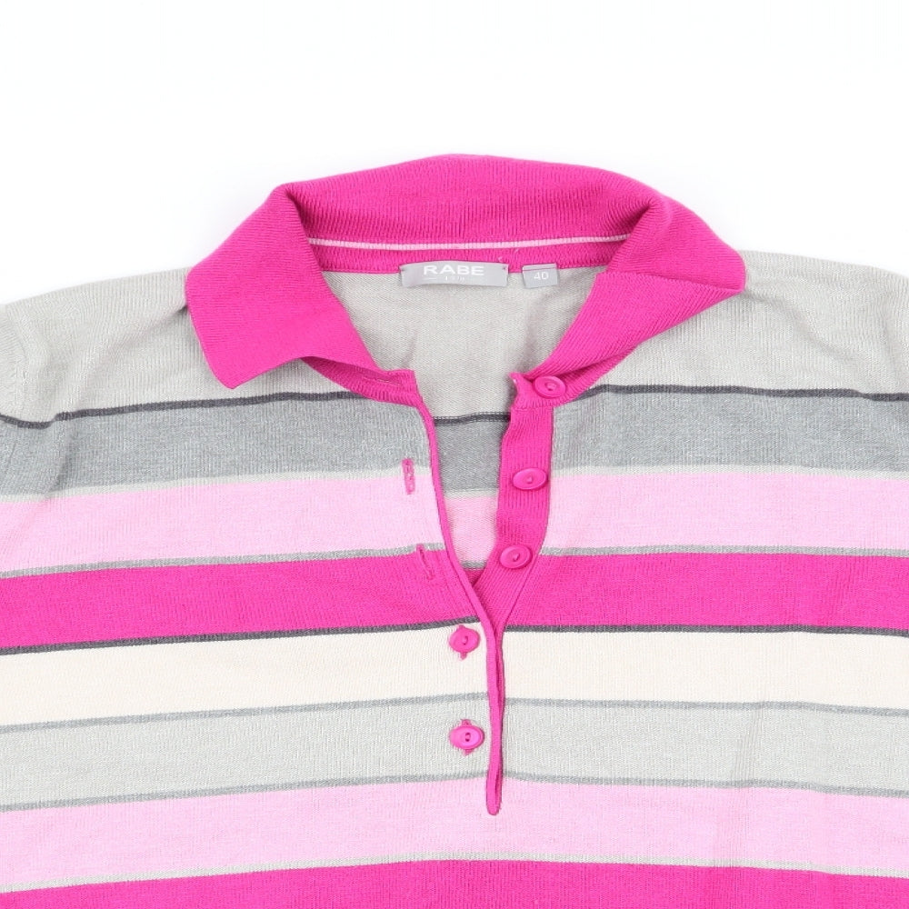 Womens UK Size 12 Rabe Pink Pullover Jumper