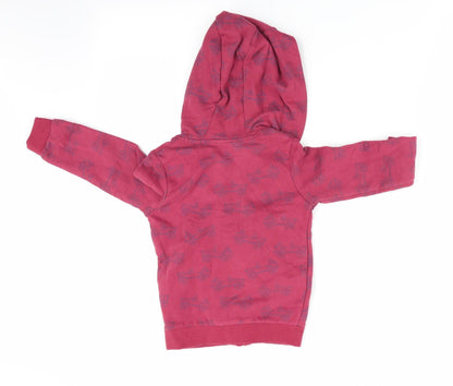 M &Co KIds Boys Brown Geometric  Jacket  Size 18-24 Months  - Car print