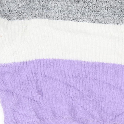 Primark Womens Multicoloured Striped  Pullover Jumper Size S