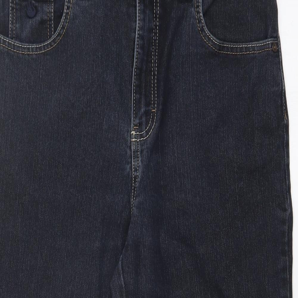 Womens UK Size 8 Gloria Vanderbilt Regular Fit Straight Blue Jeans