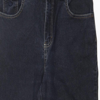 Womens UK Size 8 Gloria Vanderbilt Regular Fit Straight Blue Jeans