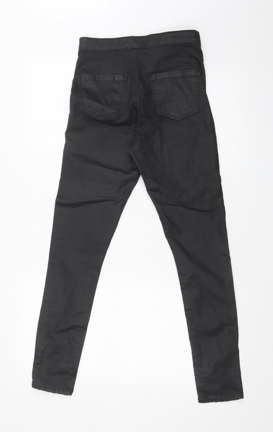 Topshop Womens Black   Skinny Jeans Size 28 in L32 in