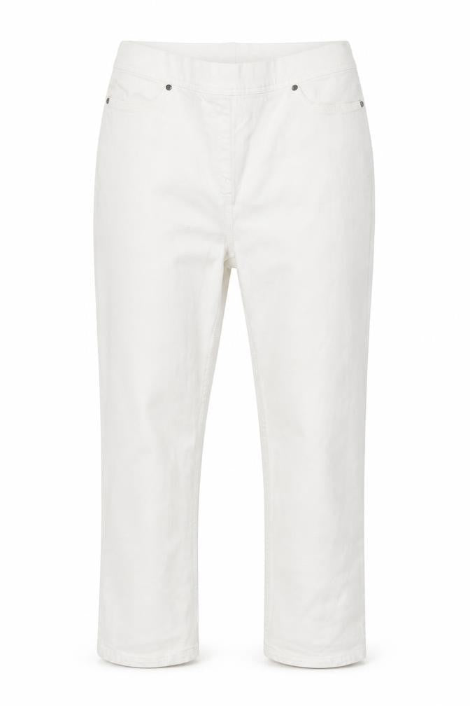 Womens White  Denim Straight Jeans Size 30 in L20 in