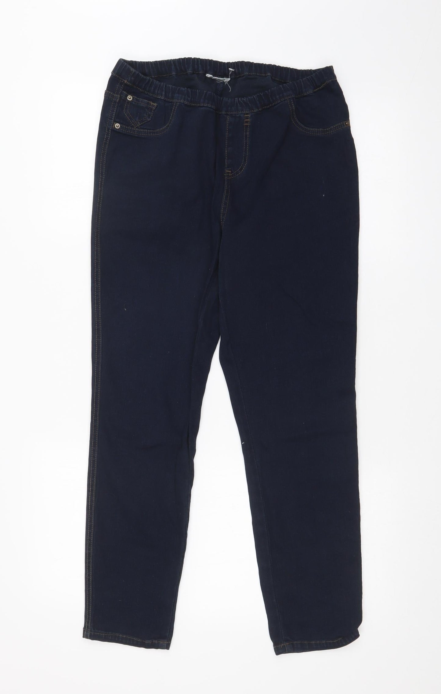 Womens UK Size 28 in Preworn  Jegging Blue Leggings