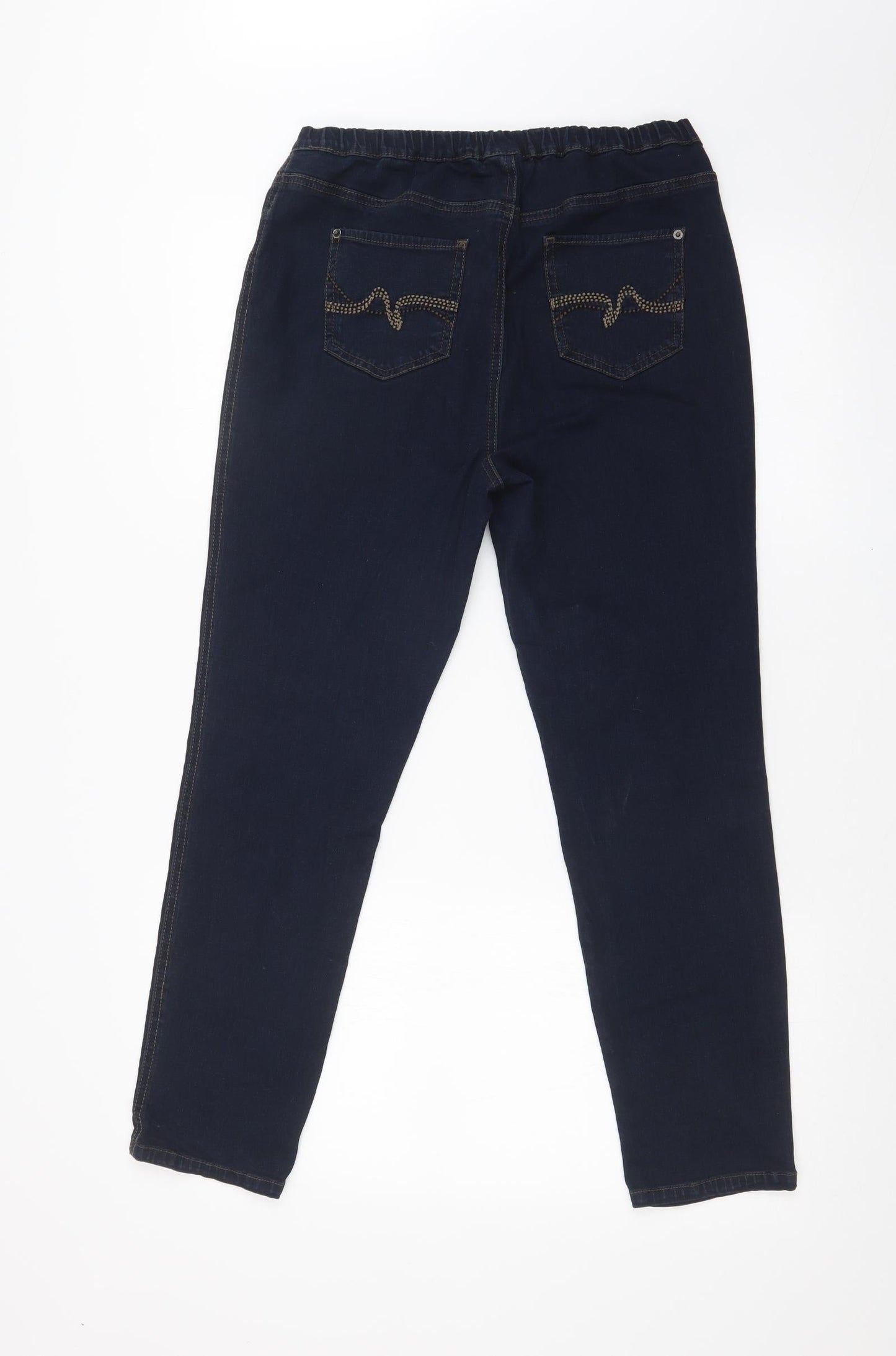 Womens UK Size 28 in Preworn  Jegging Blue Leggings