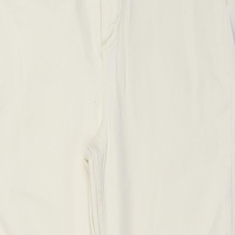 DENIM CO Womens White   Straight Jeans Size 14 L26 in