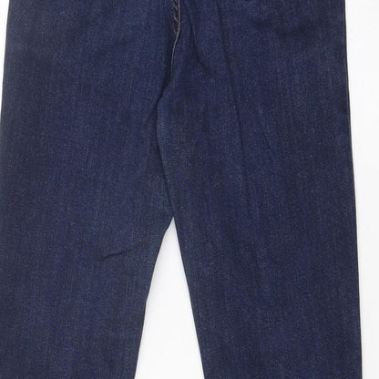 Womens UK Size 26 in Preworn Regular Fit Skinny Blue Jeans