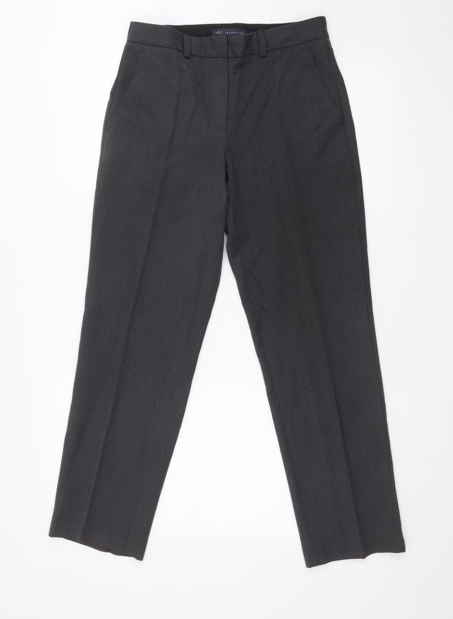 Womens UK Size 8 M&S Regular Fit  Grey Trousers
