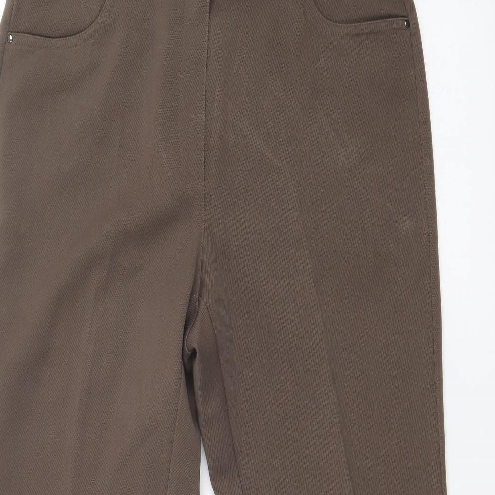 Womens UK Size 10 M&S Regular Fit  Beige Trousers