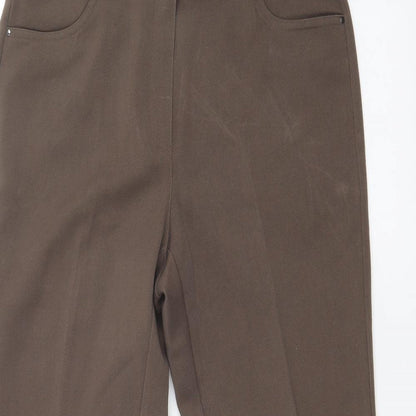 Womens UK Size 10 M&S Regular Fit  Beige Trousers