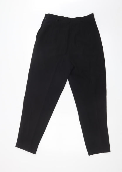 CLASSIC WOMAN Womens Black   Trousers  Size 12 L26 in