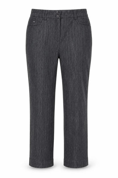 Womens UK Size 12 EWM Regular Fit Dress Pants Grey Trousers
