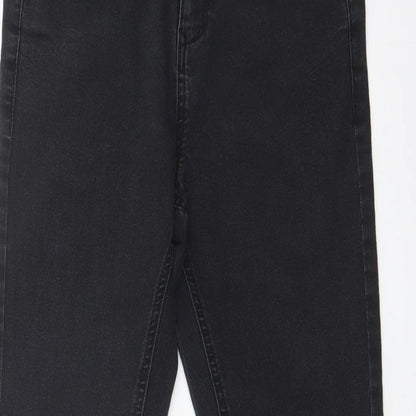 DENIM CO Womens Black   Straight Jeans Size 8 L28 in