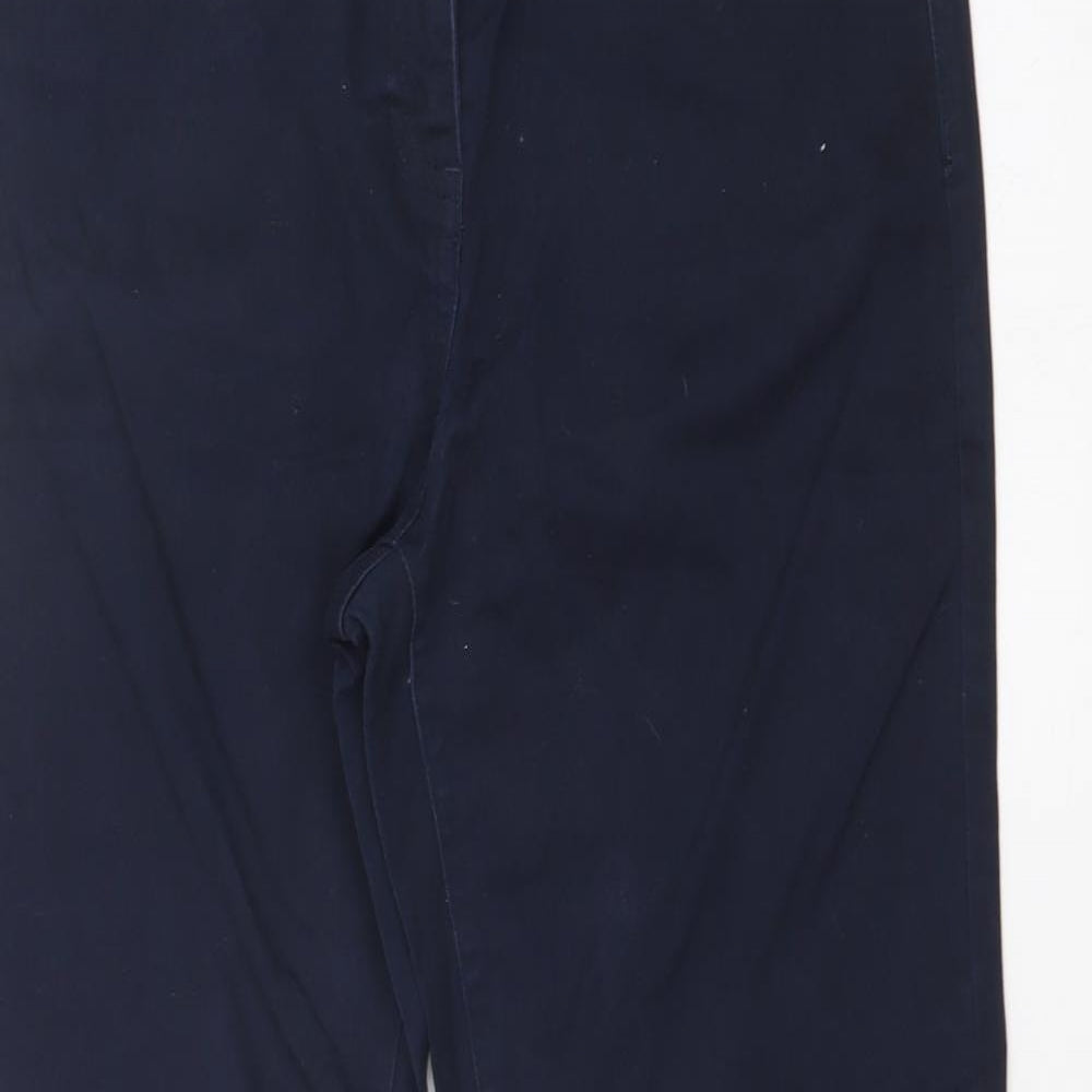 Womens UK Size 8 Preworn Regular Fit Straight Blue Jeans