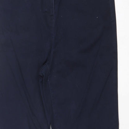 Womens UK Size 8 Preworn Regular Fit Straight Blue Jeans