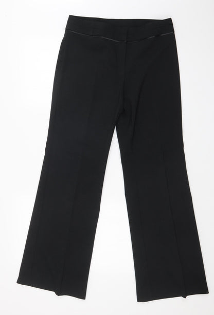 FLORENCE + FRED Womens Black   Trousers  Size 10 L28 in