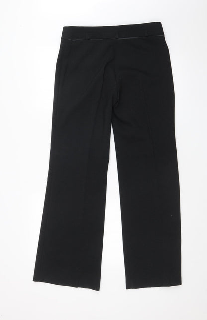 FLORENCE + FRED Womens Black   Trousers  Size 10 L28 in