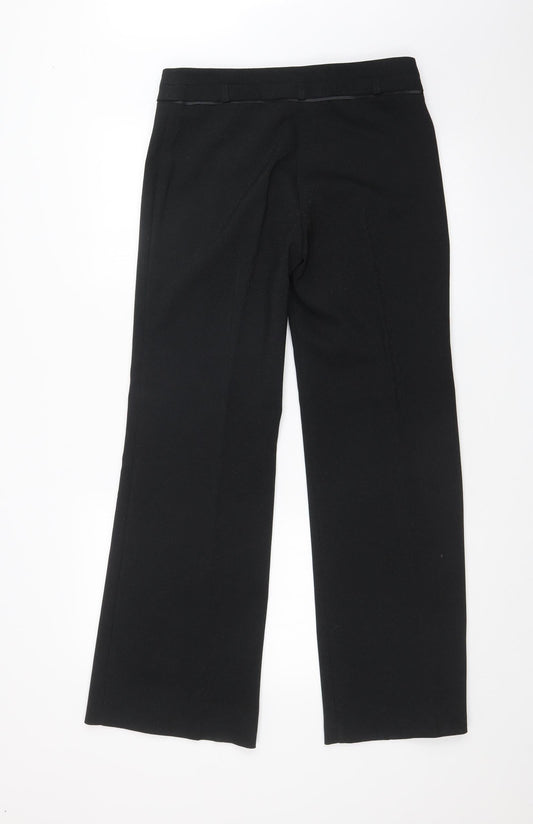 FLORENCE + FRED Womens Black   Trousers  Size 10 L28 in