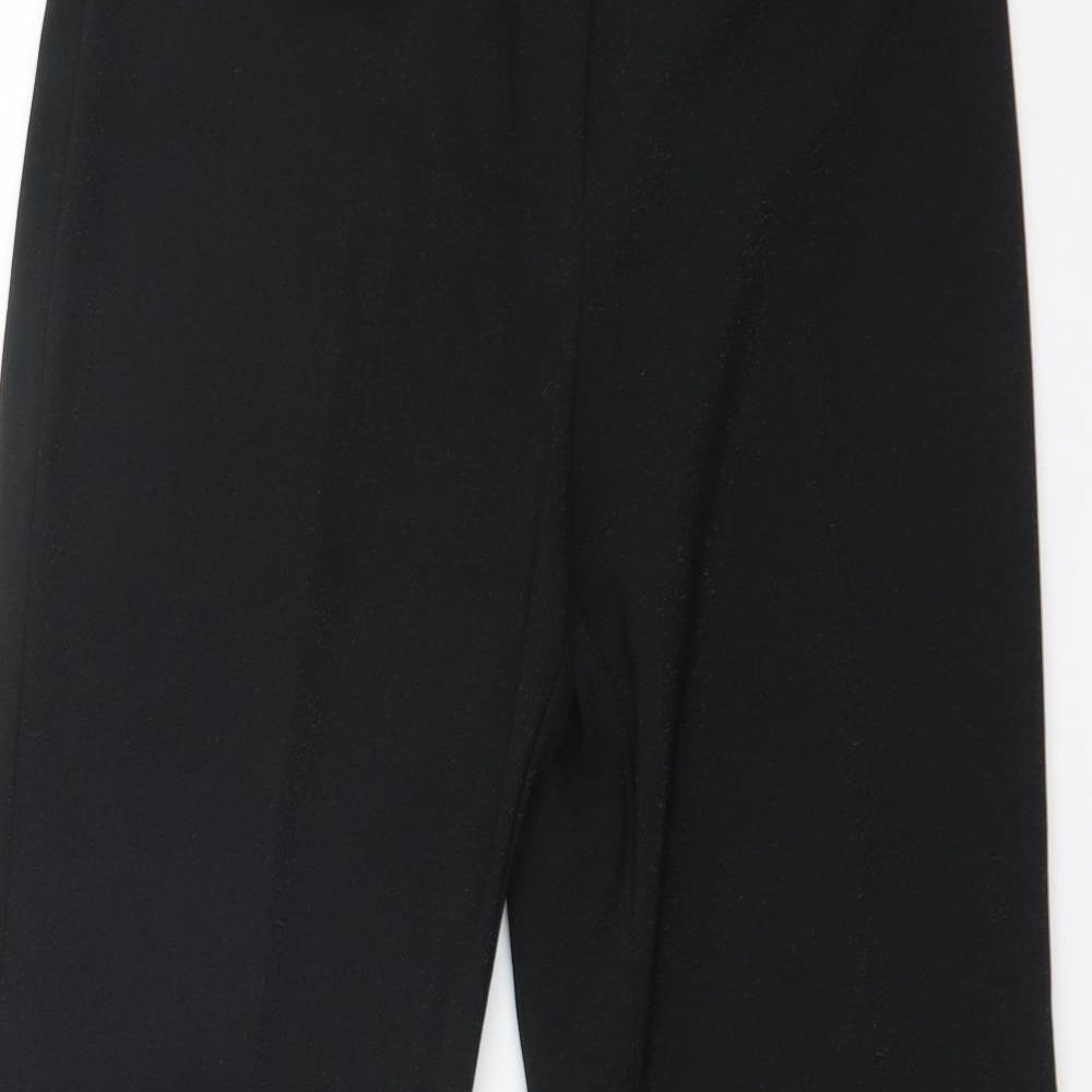 FLORENCE + FRED Womens Black   Trousers  Size 10 L28 in