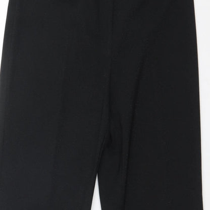 FLORENCE + FRED Womens Black   Trousers  Size 10 L28 in