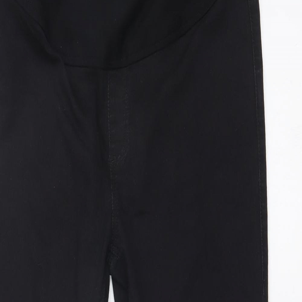 Topshop Womens Black  Denim Skinny Jeans Size 32 in L32 in