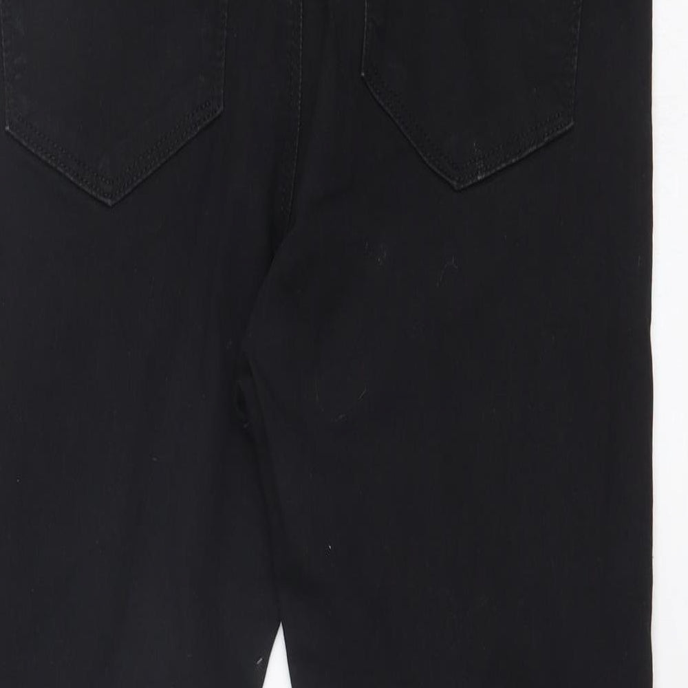 Topshop Womens Black  Denim Skinny Jeans Size 32 in L32 in