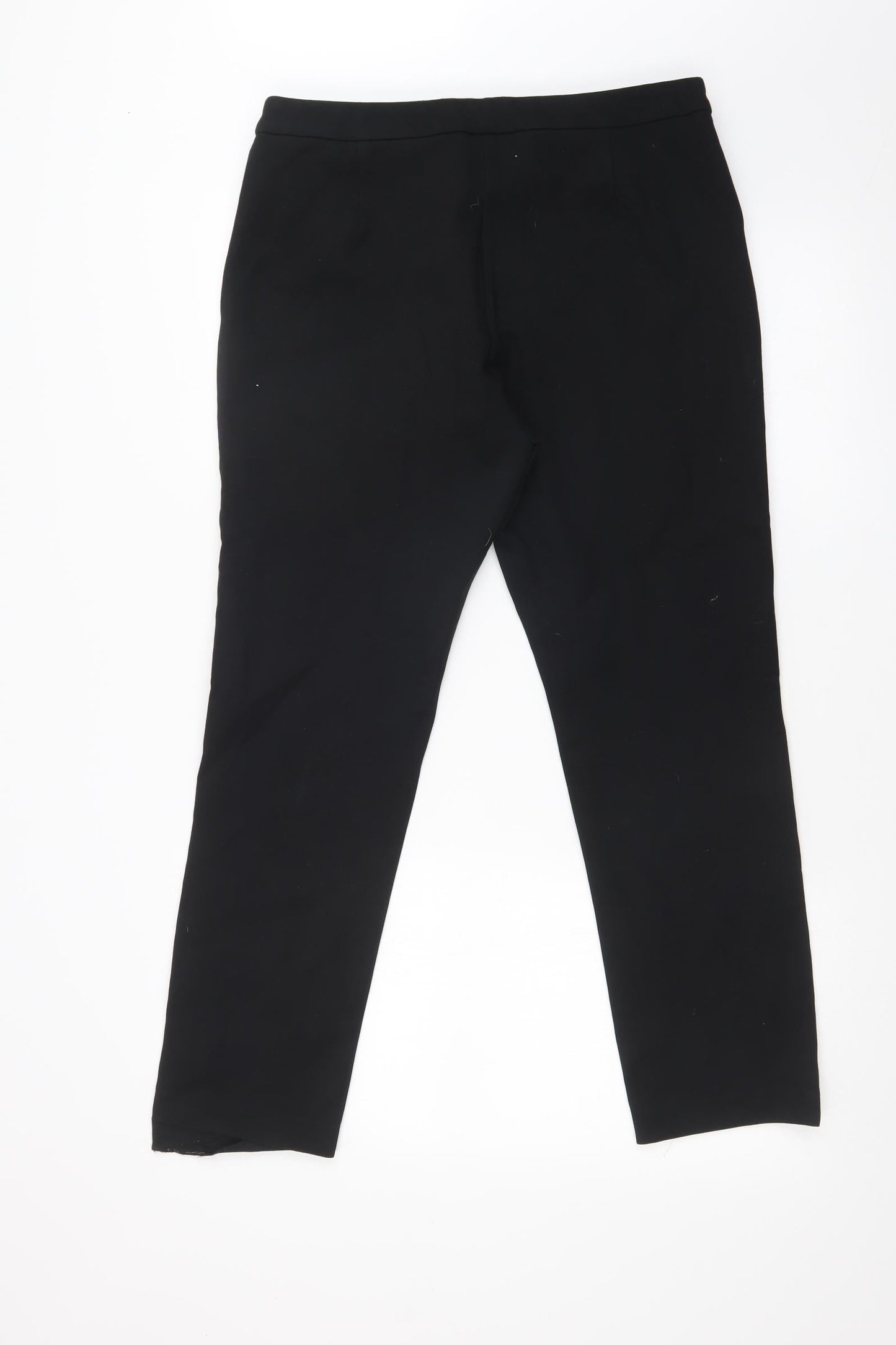 Womens UK Size 32 in M&S Regular Fit  Black Trousers