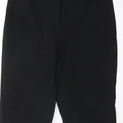 Womens UK Size 32 in M&S Regular Fit  Black Trousers